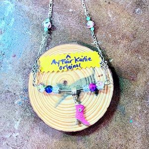 Western Floral Charm Necklace